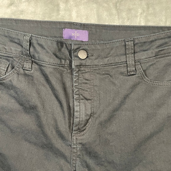 NYDJ Ankle Pants Black Size 12 Womens Slimming Stretch Technology - Picture 4 of 13